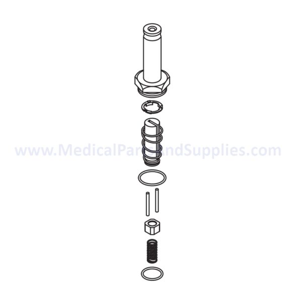 Solenoid Valve Repair Kit for the Getinge/Castle® Sterilizer 3522, Part CSK023 (OEM Part #61301600442)