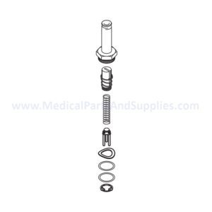 Solenoid Valve Repair Kit for the Getinge/Castle® Sterilizer 3522, Part CSK048 (OEM Part #68164)