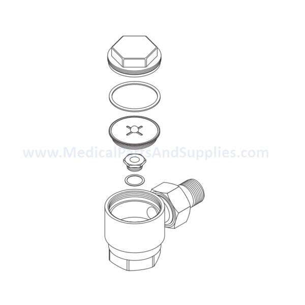 Steam Trap for the Getinge/Castle® Sterilizer Series 100, Part CST059 (OEM Part #61301602492)