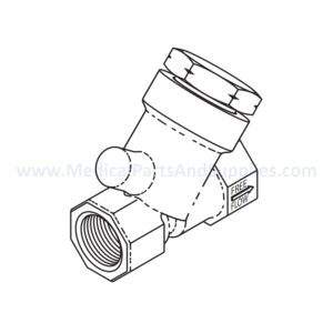 Check Valve (3/8") for the Getinge/Castle® Sterilizer Series 100, Part CSV073 (OEM Part #513361)
