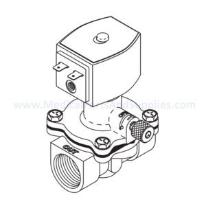Solenoid Valve Assembly for the Getinge/Castle® Sterilizer 3522, Part CSV010 (OEM Part 517349)