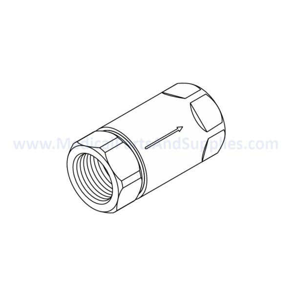 Check Valve for the Getinge/Castle® Sterilizer 3522, Part CSV058 (OEM Part 08045)