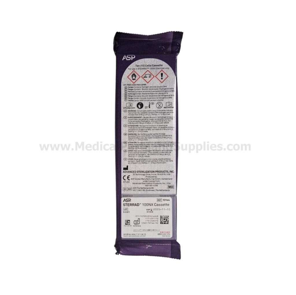 Sterrad® 100NX Sterilant Cassettes, Item 10144