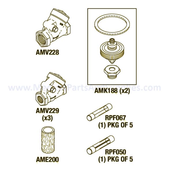 PM Pack (MISC.) for the AMSCO/STERIS® Century V116, Part AMP214 (OEM Part 764326-646)