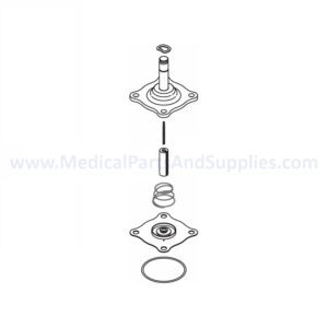 Solenoid Valve Repair Kit for the AMSCO/STERIS® Century V116, Part CSK050 (OEM Part 54187; P764326-621; 62470303)