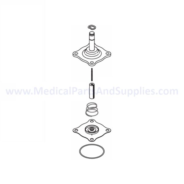 Solenoid Valve Repair Kit for the AMSCO/STERIS® Century V116, Part CSK050 (OEM Part 54187; P764326-621; 62470303)