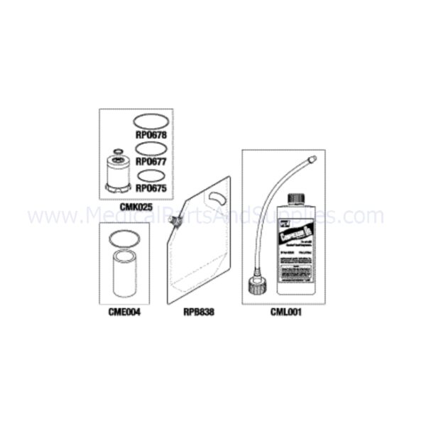 Compressor PM Kit, Part CMK158 (OEM Part #77001633)