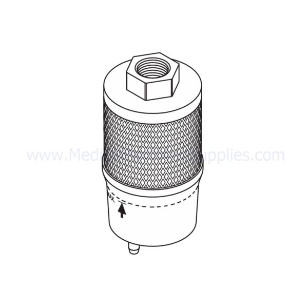 Exhaust Silencer, Part CMS128 (OEM Part #62983300)