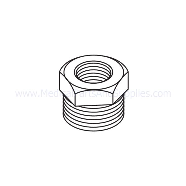 Adaptor (1/4 FPT x 1/2 MPT), Part RPF818