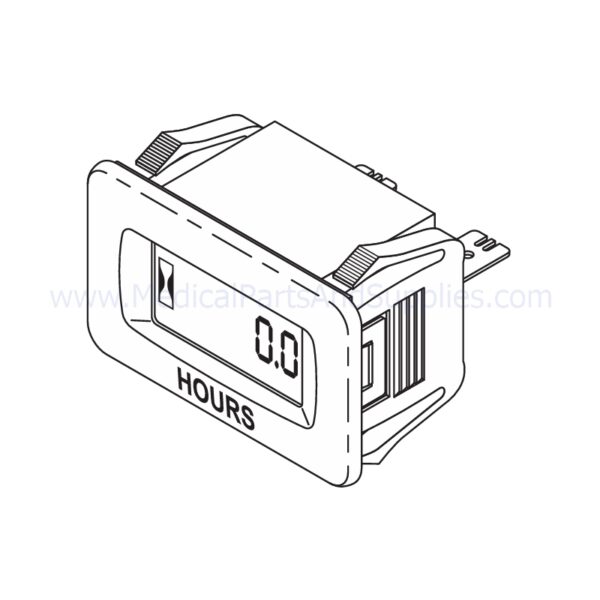 Hour Meter, Part VPM171 (OEM Part #20235600)